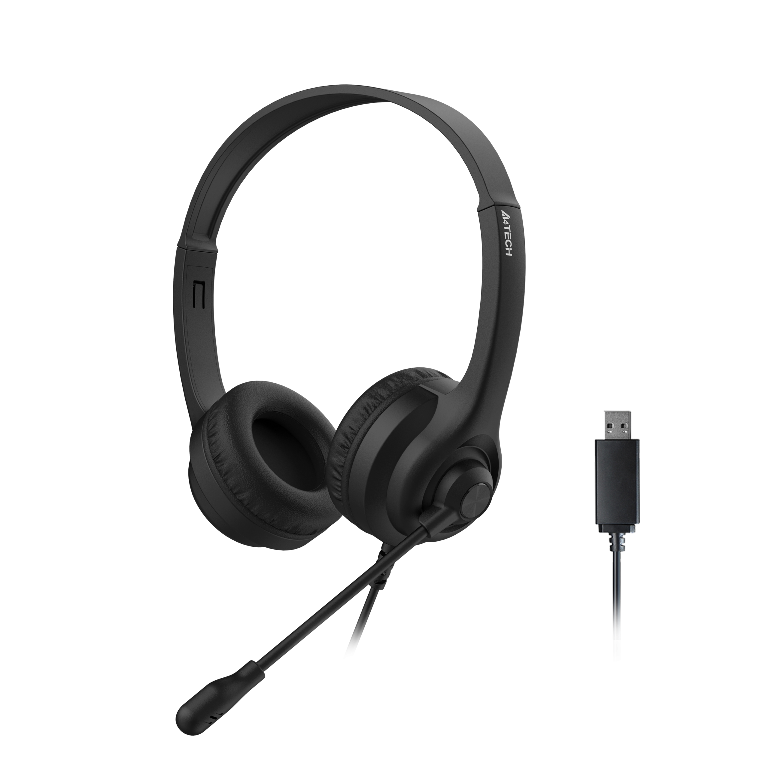 A4TECH HU-8 HEADPHONES WITH MICROPHONE, USB, ROTATING MICROPHONE