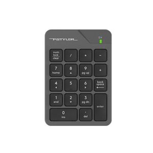 A4TECH DIGITAL WIRELESS 2.4GHZ KEYBOARD FGK21C, BLACK, LIION BATTERY, USB-C CHARGING
