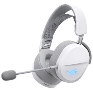 GAMING WIRELESS HEADPHONES ASUS ROG PELTA WHITE USB-C, AURA SYNC RGB