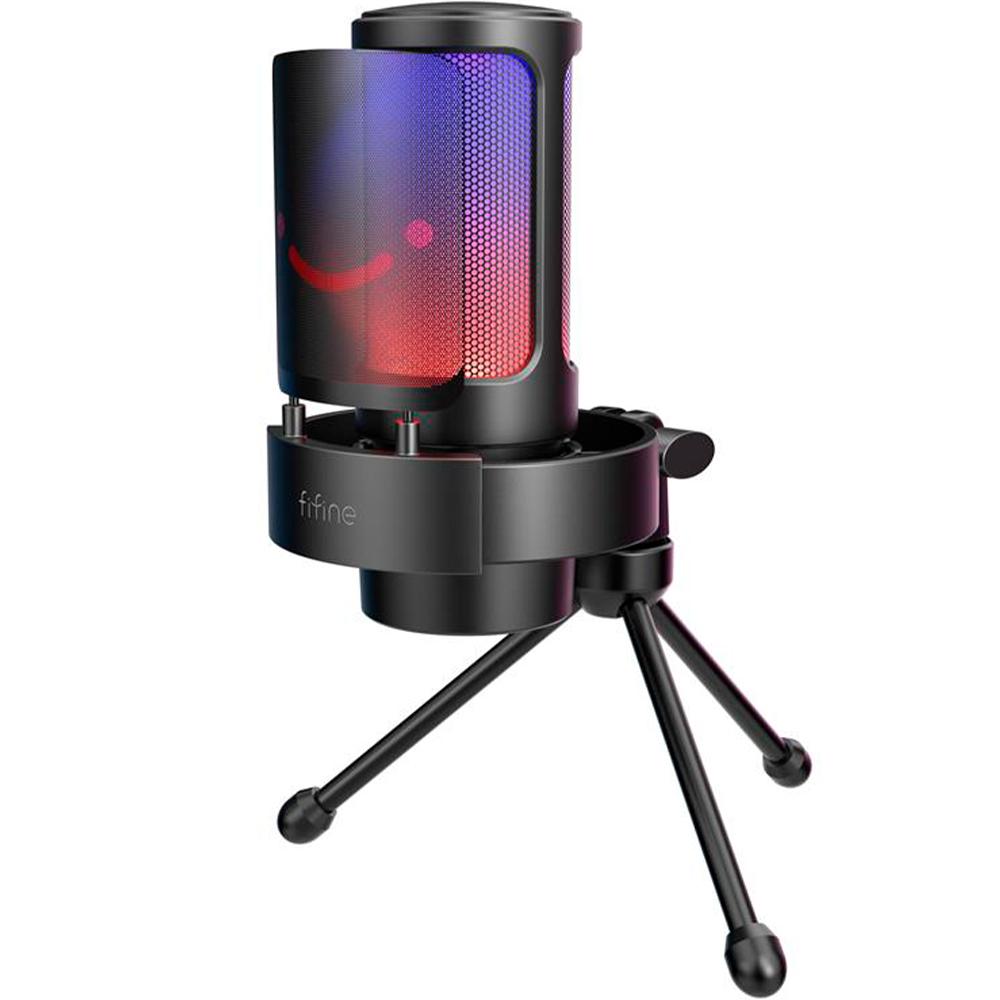 DESKTOP MICROPHONE FIFINE A8V RGB BLACK