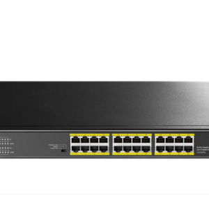 SWITCH CUDY GS1028PS2, 24 PORTS, 10/100/1000,  24× GBE WITH 802.3AT/AF POE, 2× UPLINK SFP, DEFAULT/VLAN/EXTEND MODES, FOR 19" RACK