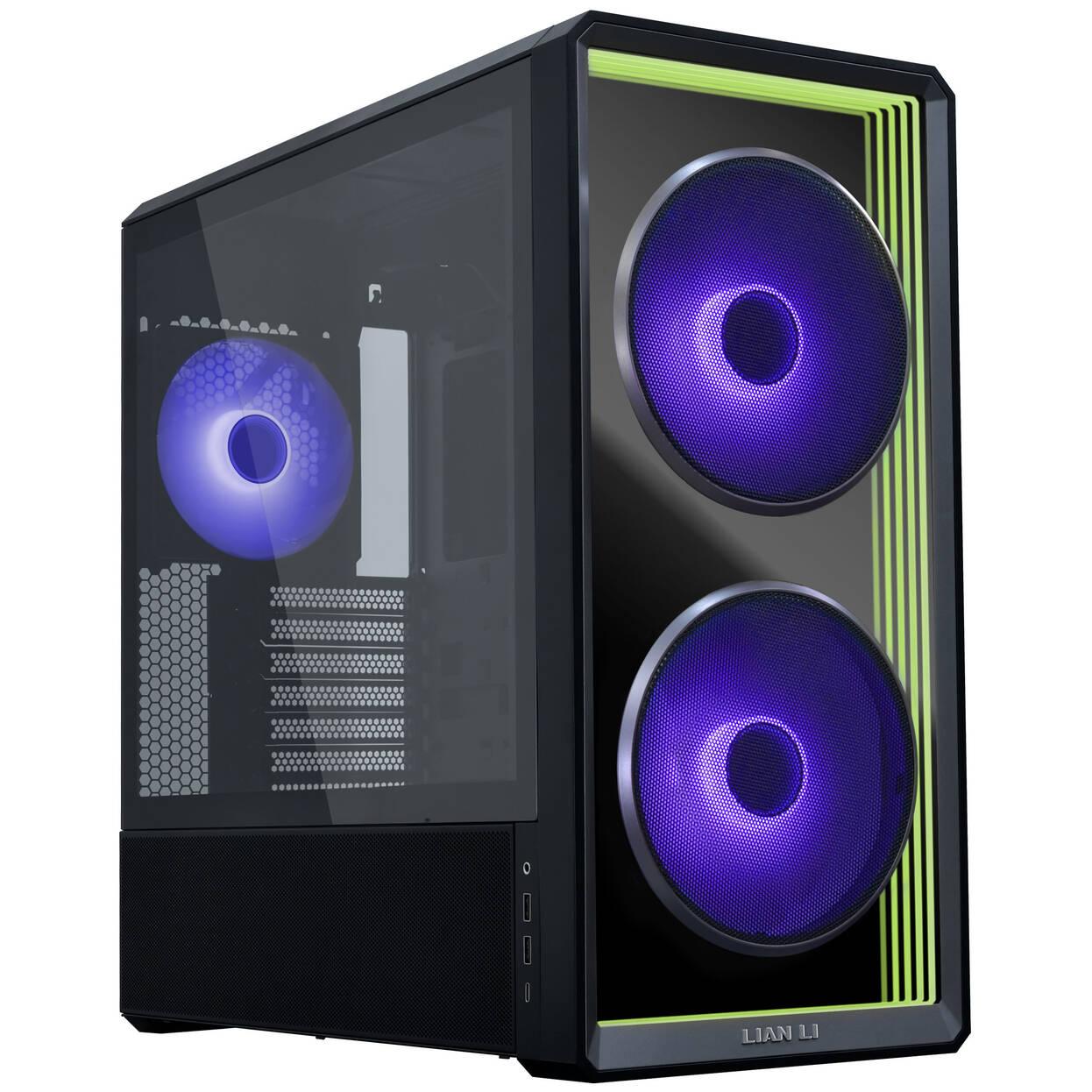 Кутия LIAN LI LANCOOL 217 INF RGB MID-TOWER, TEMPERED GLASS BLACK