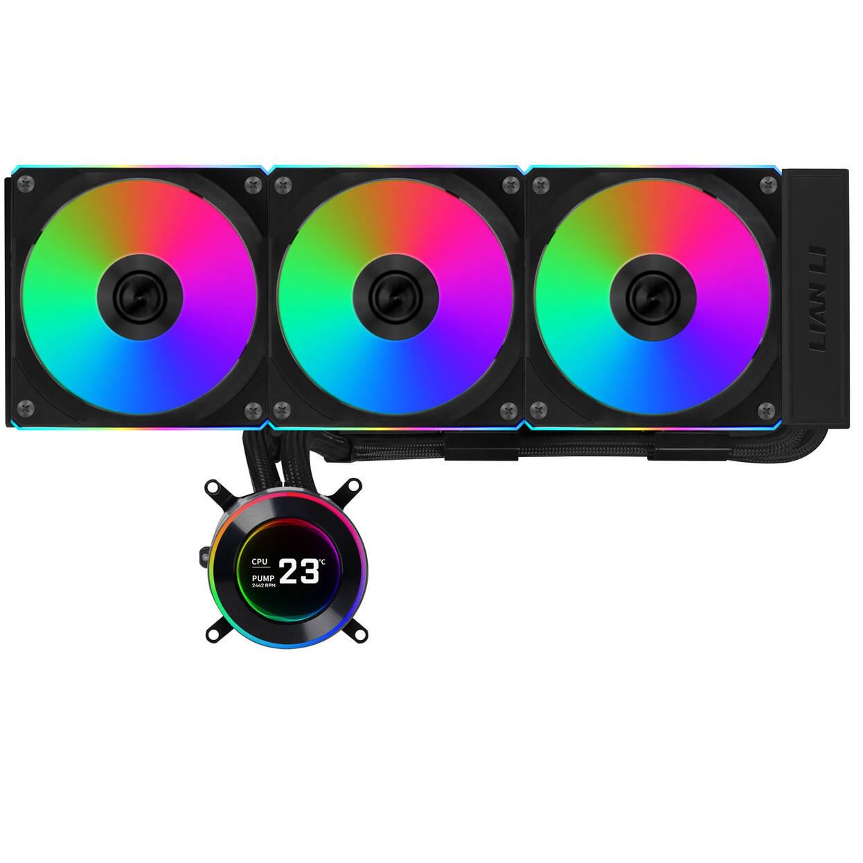 CPU COOLER LIAN LI HYDROSHIFT II LCD-C 360CL ARGB - BLACK