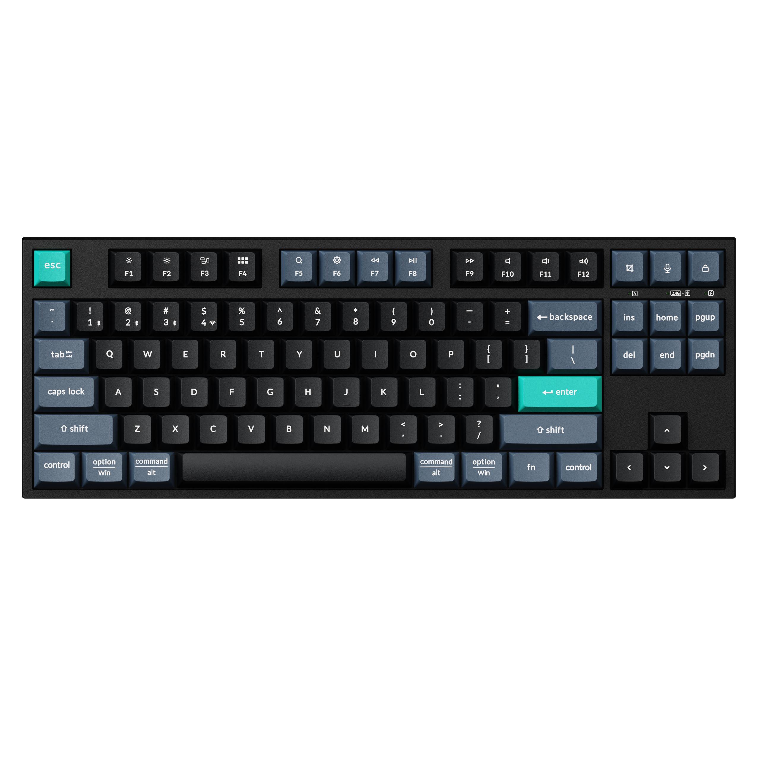 WIRELESS KEYBOARD KEYCHRON B33 TKL, SCISSOR MECHANISM DEEP BLACK