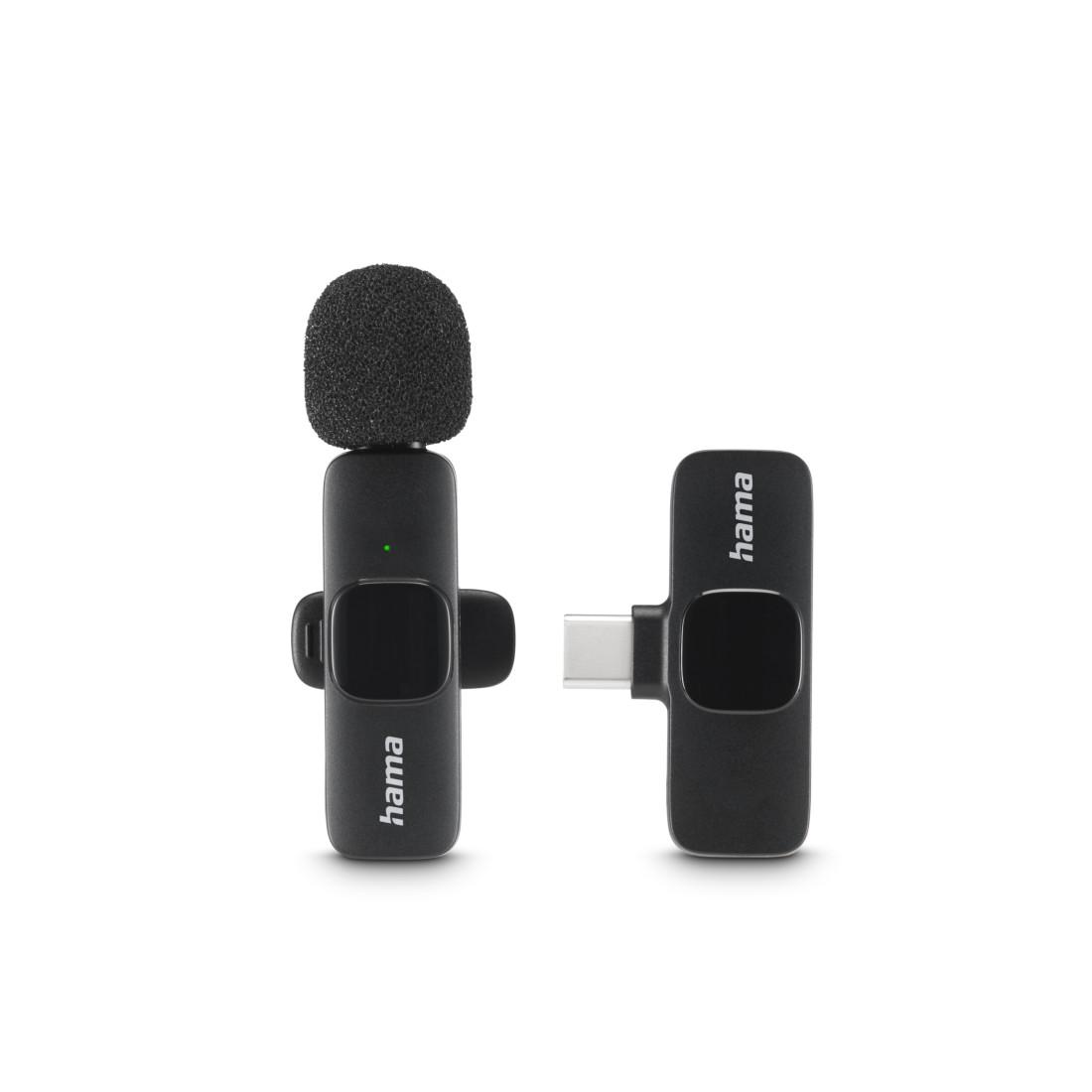 HAMA LAVALIER-MIKROFON "SMART WIRELESS", KABELLOSES ANSTECKMIKROFON FüR HANDY