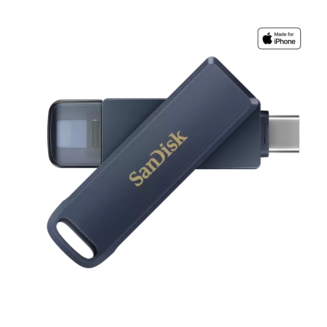 USB STICK SANDISK, PHONE DRIVE FOR IPHONE 256GB, USB-A/ USB-C,100MB/S