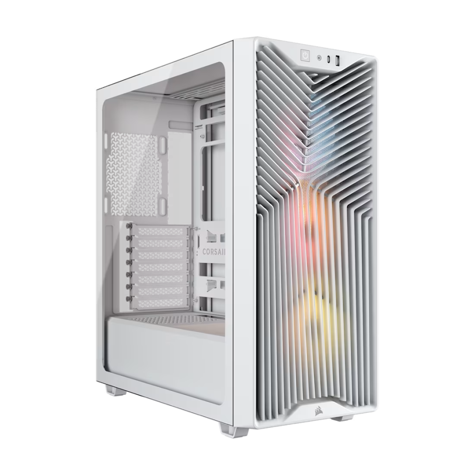 CASE CORSAIR 3200D RS ARGB MID-TOWER PERFORMANCE CASE WHITE