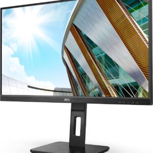 AOC 27P2Q, 27" IPS, WLED,1920X1080, 100HZ, 250CD/M2 VGA, DP, HDMI, USB SPEAKERS, HUB