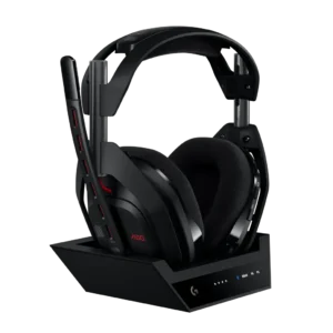 LOGITECH ASTRO A50 LIGHTSPEED WIRELESS HEADPHONES WITH DOCK, BLACK