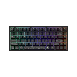 GAMING WIRELESS MECHANICAL KEYBOARD DARK PROJECT ALU81A TERRA NOVA V2 BLACK RGB