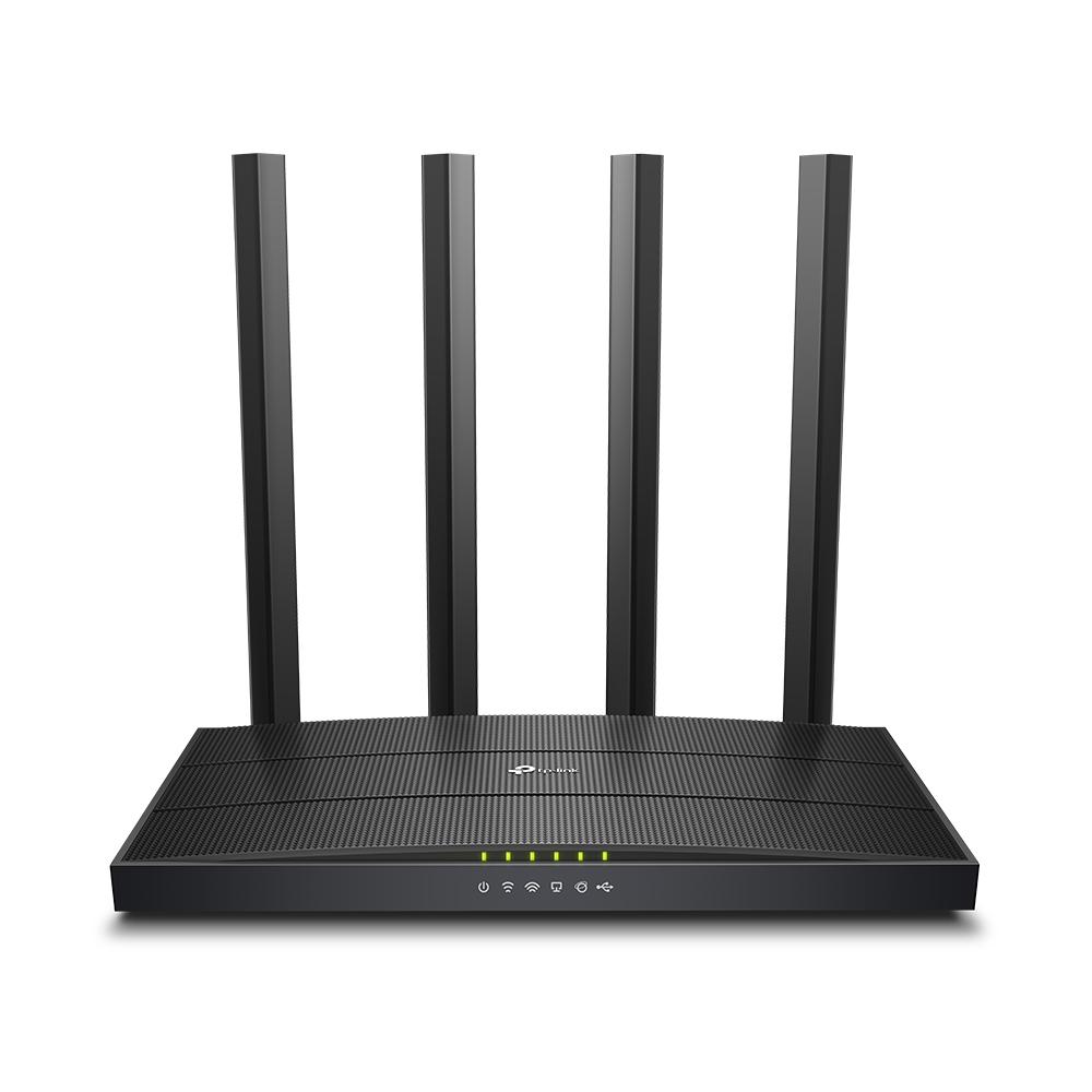 WIRELESS ROUTER TP-LINK ARCHER C6U AC1200, DUAL BAND, 5X1GBPS