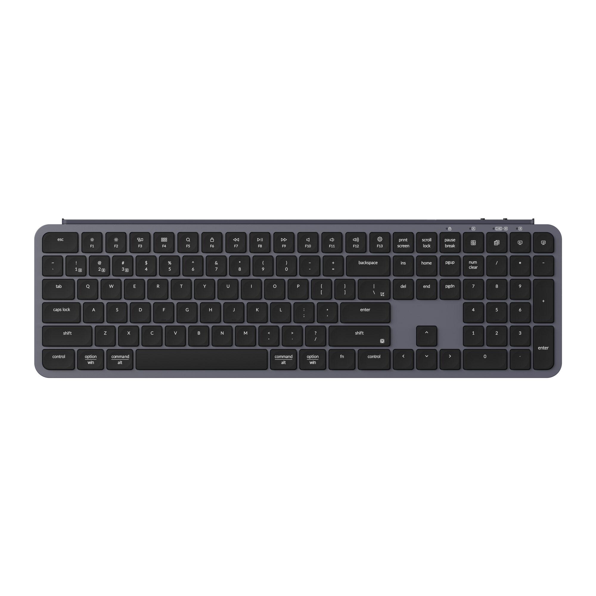WIRELESS KEYBOARD KEYCHRON B6 PRO ULTRA-SLIM SPACE GRAY