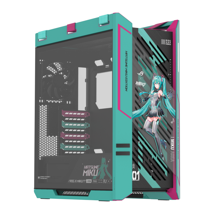 CASE ASUS ROG STRIX HELIOS II HATSUNE MIKU EDITION E-ATX MID-TOWER