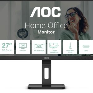 AOC Q27P3CV - 27" IPS, QHD(2560X1440), 100HZ, 111% SRGB, HDMI, DISPLAYPORT