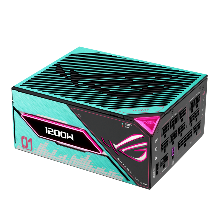 POWER SUPPLY ASUS ROG THOR 1200W PLATINUM III HATSUNE MIKU EDITION
