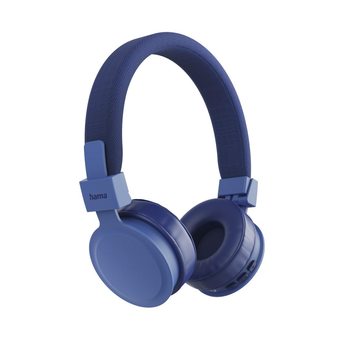 HAMA "FREEDOM LIT III" BLUETOOTH® HEADPHONES, ON-EAR, FOLDABLE, WITH MICROPHONE, BLUE