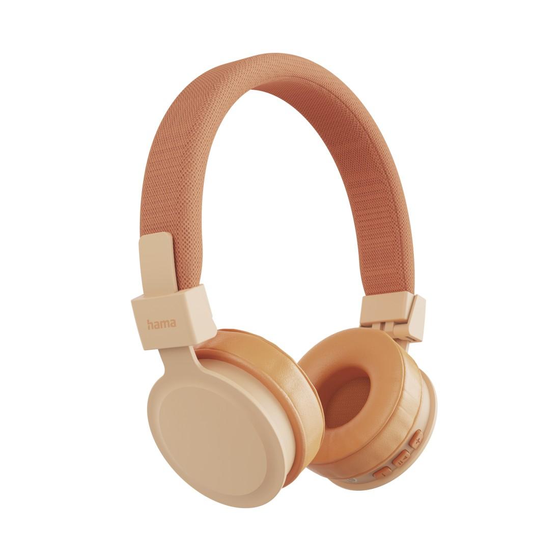 HAMA "FREEDOM LIT III" BLUETOOTH® HEADPHONES, ON-EAR, FOLDABLE, WITH MICROPHONE, ORANGE