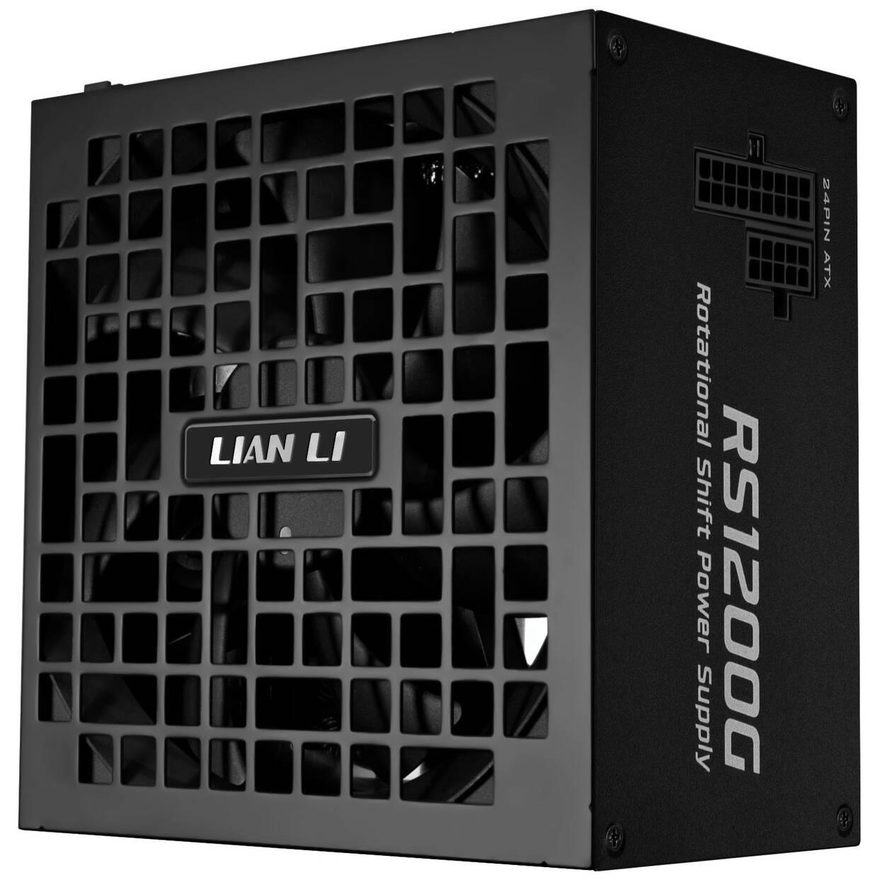 POWER SUPPLY LIAN LI RS 1200W 80+ GOLD PCIE 5.1, ATX 3.1, RS HUB BLACK