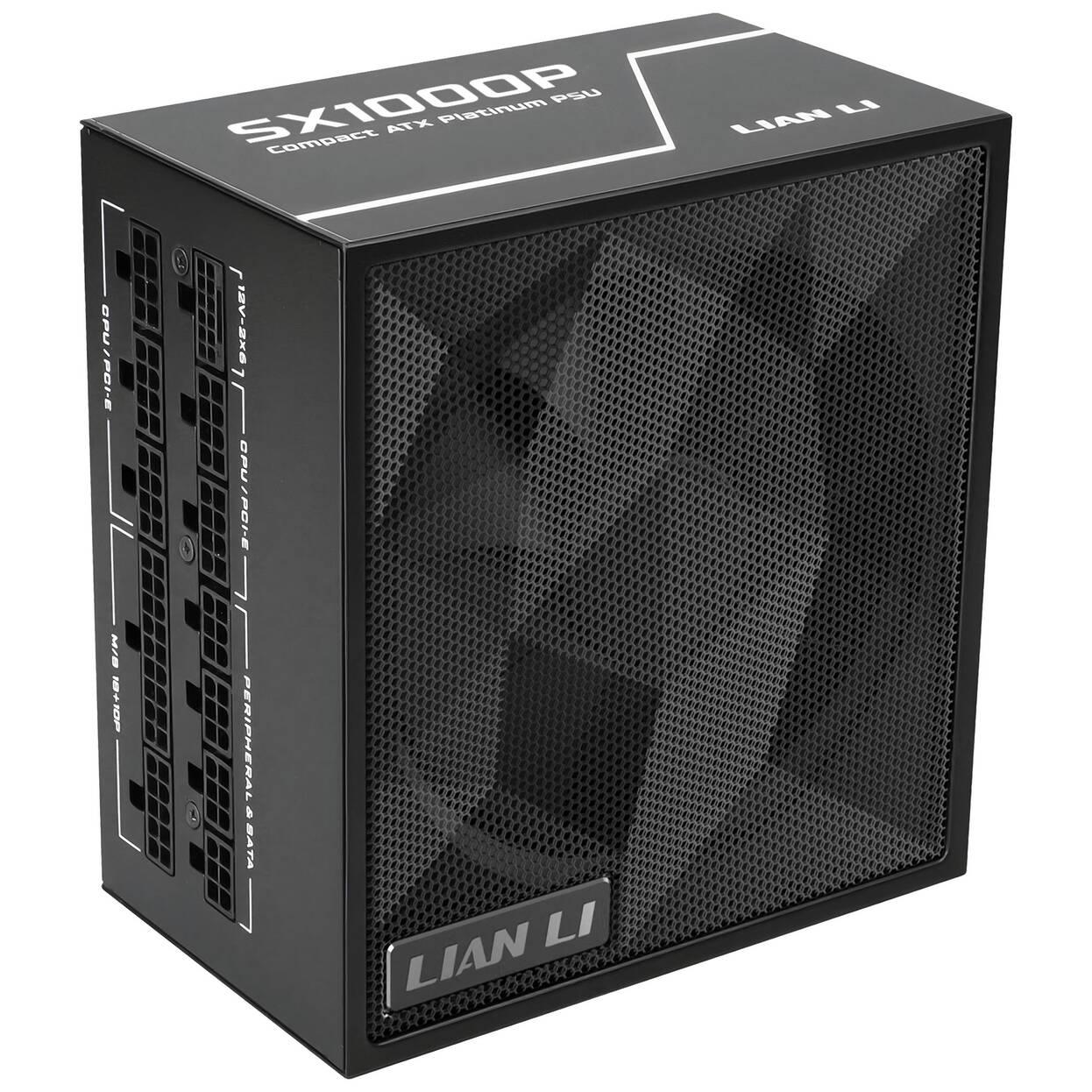 POWER SUPPLY LIAN LI SX1000P BLACK 1000W 80+ PLATINUM PCIE 5.1, ATX 3.1