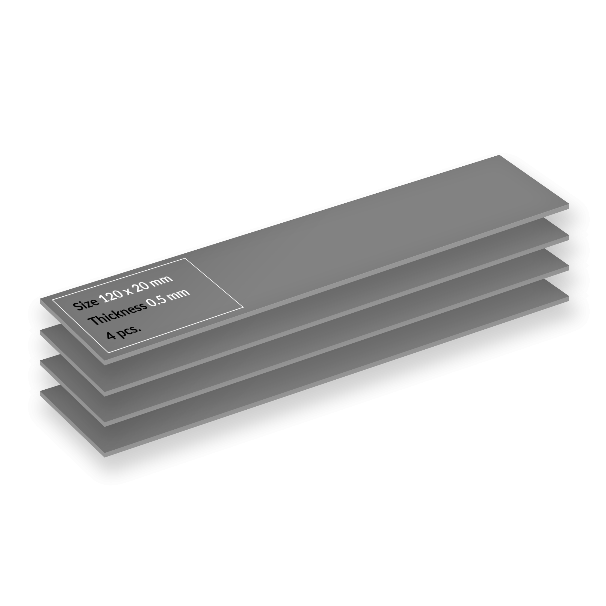 PREMIUM PERFORMANCE THERMAL PAD ARCTIC TP-4 120X20X0.5 MM 4-PACK