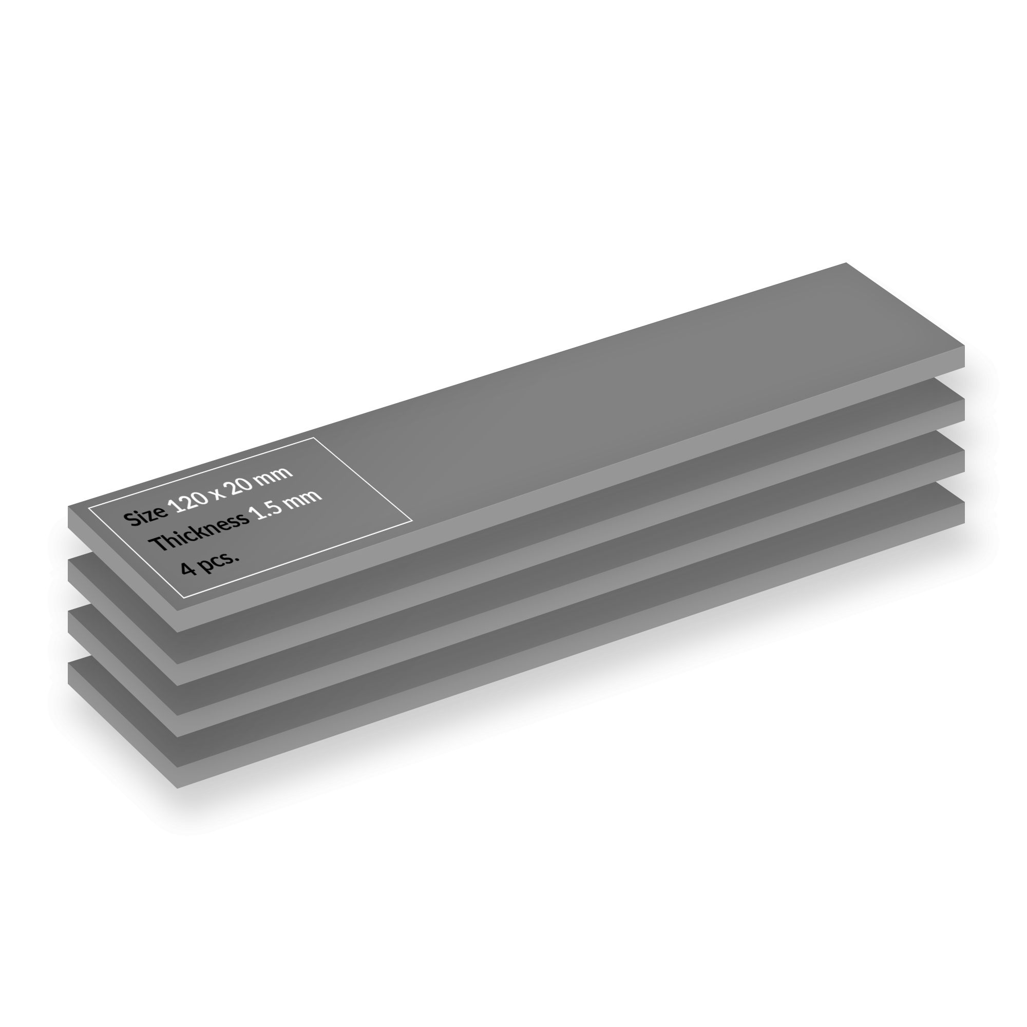 PREMIUM PERFORMANCE THERMAL PAD ARCTIC TP-4 120X20X1.5 MM 4-PACK