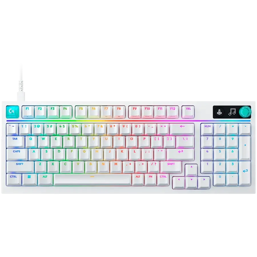 GAMING MECHANICAL KEYBOARD LOGITECH G316 X 98 HOT-SWAPPABLE TACTILE SWITCH WHITE