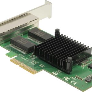 ETHERNET ADAPTER INTER-TECH ARGUS ST-7238 PCIE, 4XRJ45 10/100/1000