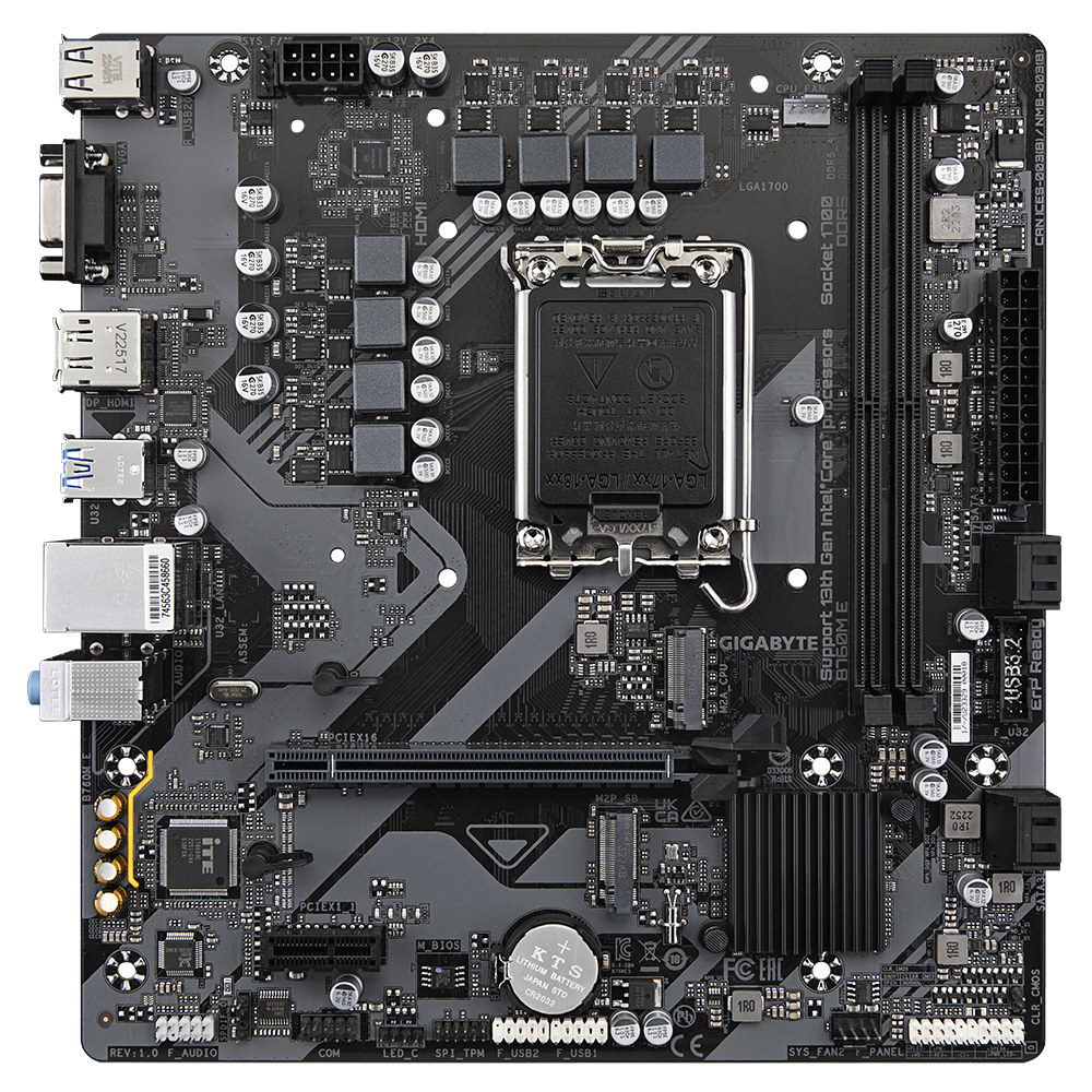 GIGABYTE B760M E DDR5, SOCKET 1700