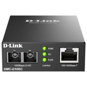 MEDIA CONVERTER D-LINK DMC-G10SC/E, 100/1000BASE-T TO 1000BASE-LX SC SINGLE-MODE (10 KM)