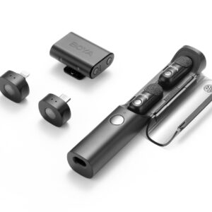 MINI WIRELESS MICROPHONE ALL-IN-ONE BOYA MAGIC 02 LIGHTNING + USB-C